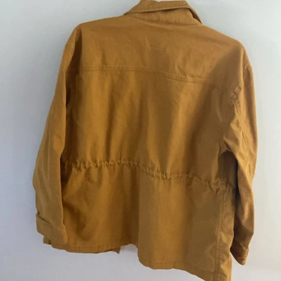 Old navy utility jacket in spiced mustard. Small - Picture 4 of 4